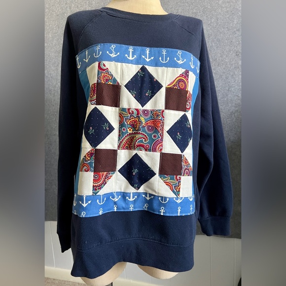 Unique Quilty Sweatshirt Jumper!⚓️ - Picture 9 of 14